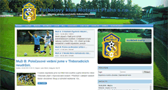 Desktop Screenshot of fotbal-motorlet.cz