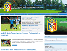Tablet Screenshot of fotbal-motorlet.cz